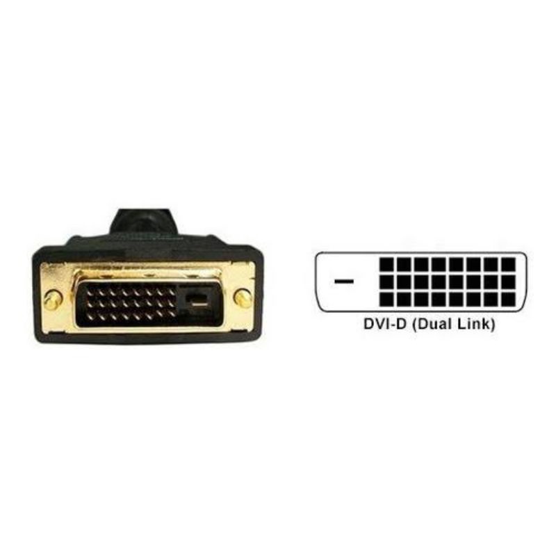 Konverter DVI-D 24+1 to HDMI - DVI male to HDMI female