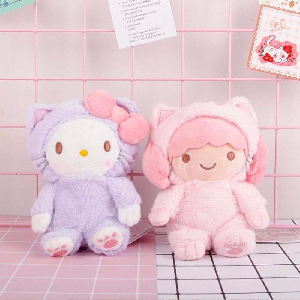 Lanfy My Melody Mainan Mewah Lucu Anak Hadiah Ornamen Kitty Lembut Dekorasi Kuromi Boneka Mainan