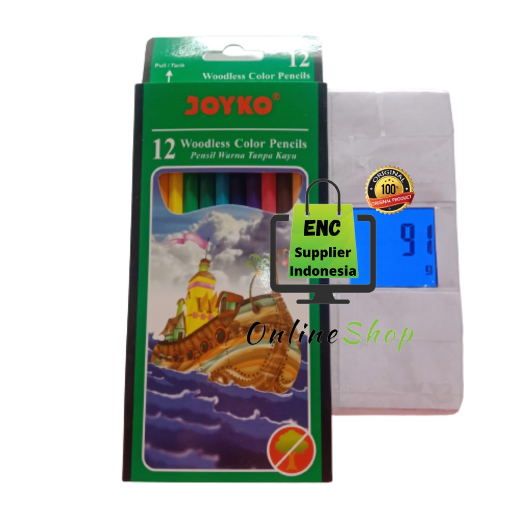 

12 w JOYKO erasable pensil warna 12 warna dapat dihapus cp-109 joyko 12w cp 109 bisa dihapus per set - enc