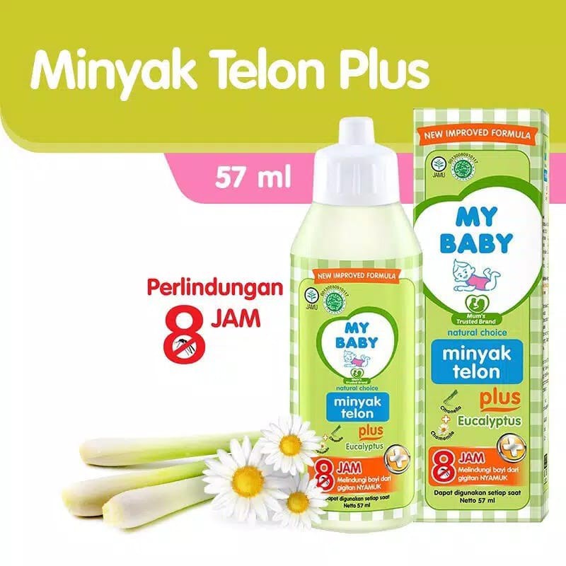 My Baby Minyak Telon PLUS 57ml 90ml 150ml KEMASAN BARU perlengkapan bayi lahir