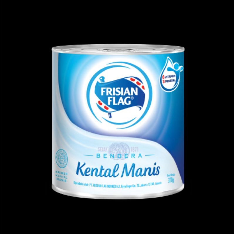 

Frisian flag susu bendera kaleng 330gr