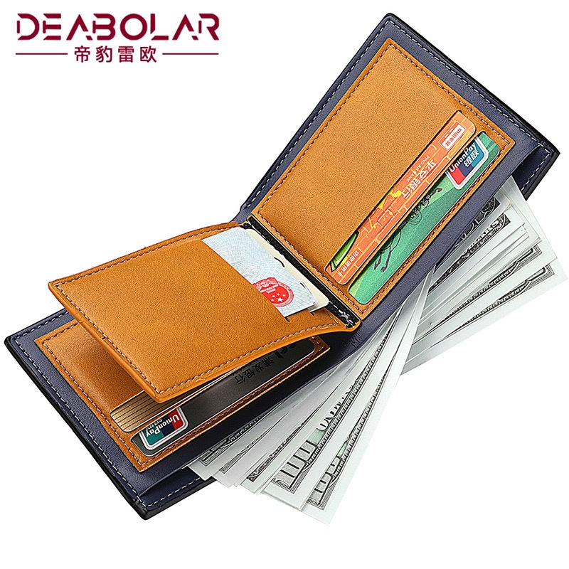 ORIGINAL DEABOLAR DOMPET UANG LIPAT PRIA TEBAL BAHAN SINTETIS K3258 - NezMart COD / BISA BAYAR DITEMPAT