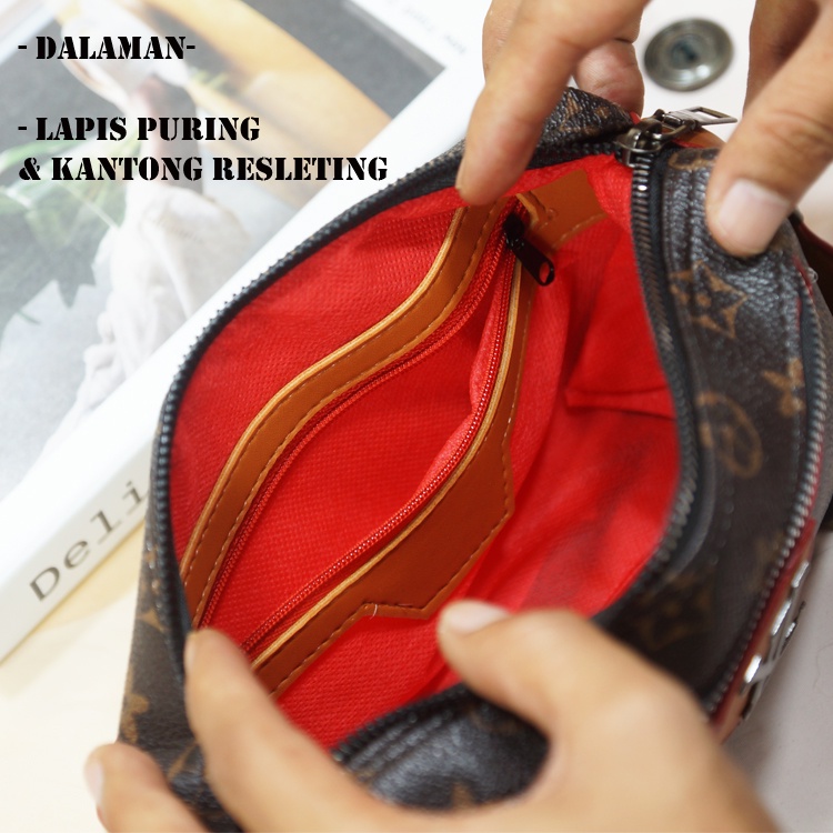 TUAH SLIMBAGS | SL Cluth VL Tabung 2 Ruang MX 3012 / Handbag Wanita Terbaru / Tas Jinjing Wanita