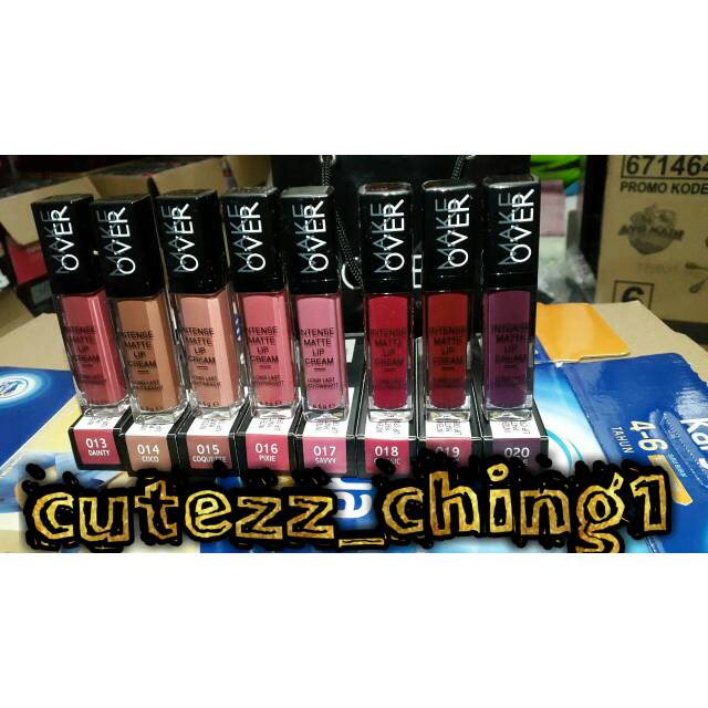 ☃️Cutezz_Ching1☃️Make over Intense Matte Lip Cream