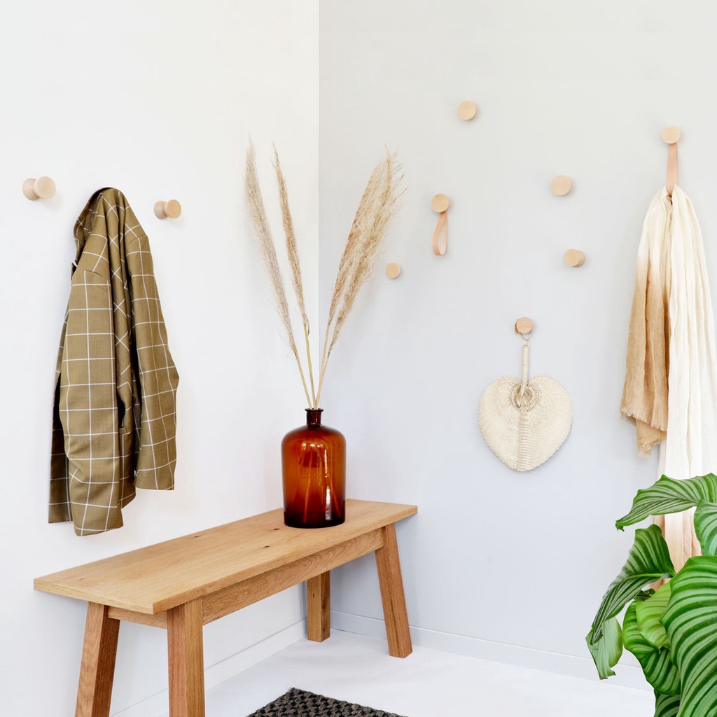 SOLID WOOD WALL HOOK | GANTUNGAN BAJU DINDING | GANTUNGAN HOOK |  KAPSTOK