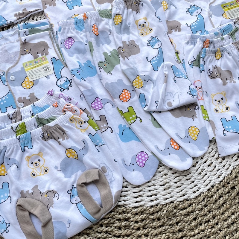 18 PCS Paket Baju Bayi Celana Bayi Baru Lahir Celana Bayi Newborn Baju Bayi Baru Lahir Setelan Bayi Baju.  Pendek Bayi Hampers Lahiran Bayi Gift Lahiran Bayi DNW BABY