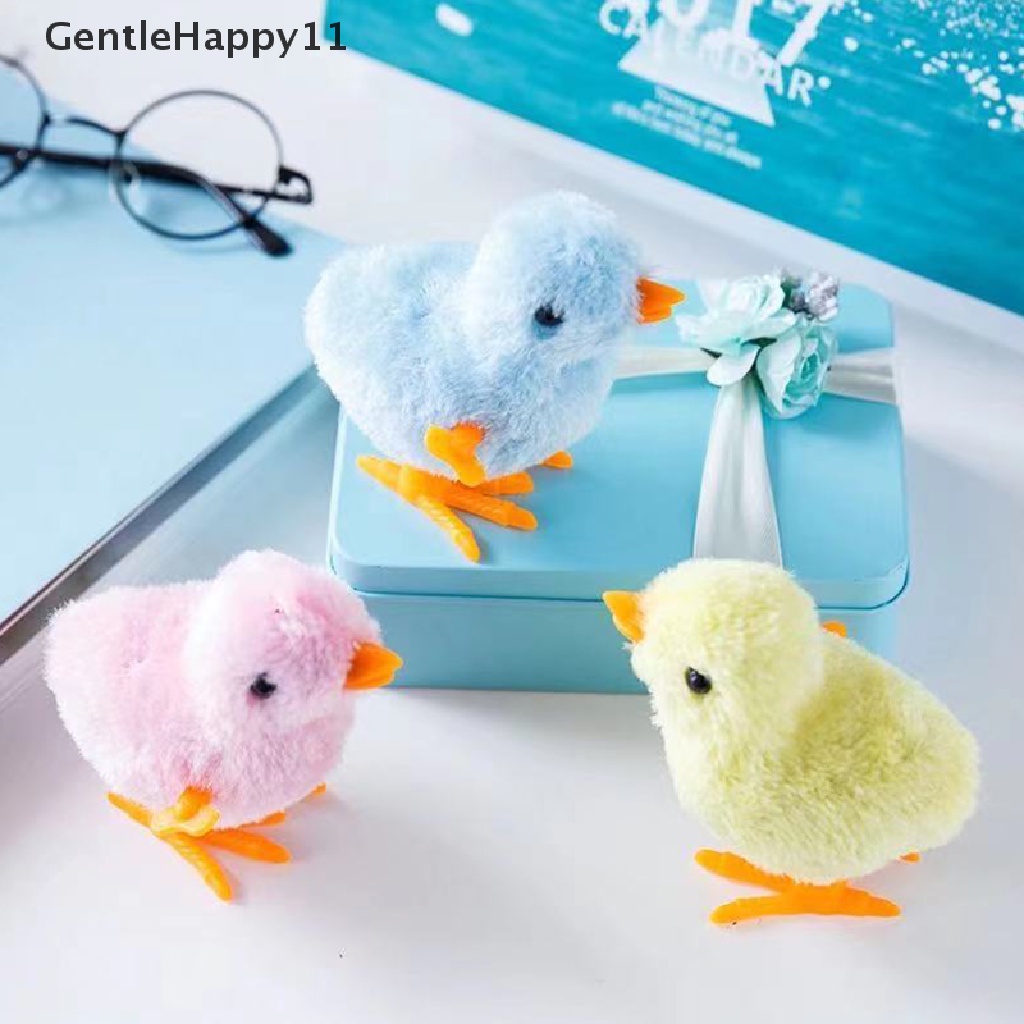 Gentlehappy Mainan Kucing Peliharaan Melompat Berjalan Kartun Ayam Mewah Jarum Jam Kucing Mainan Interatif id