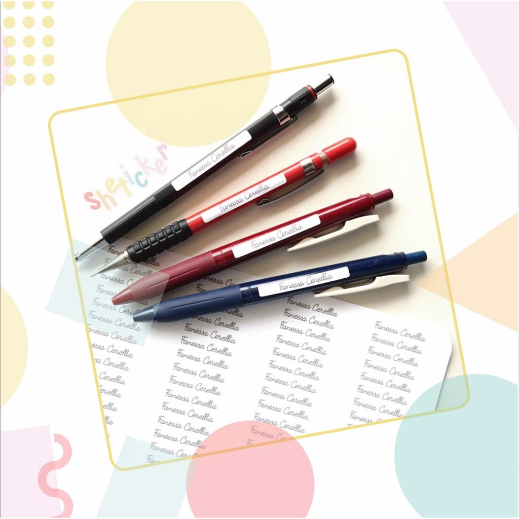 

Label Nama White 0.5 x 4.3 cm SHETICKER (PO 3 HARI)