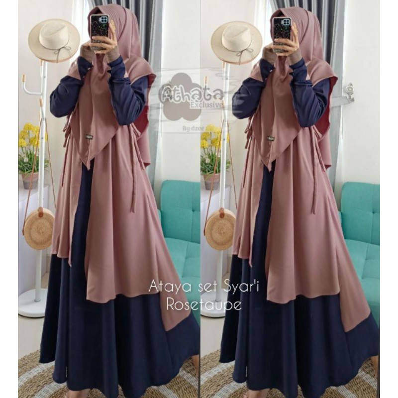 Gamis Ataya syari terbaru ory Athata Exclusive By dzee. COD