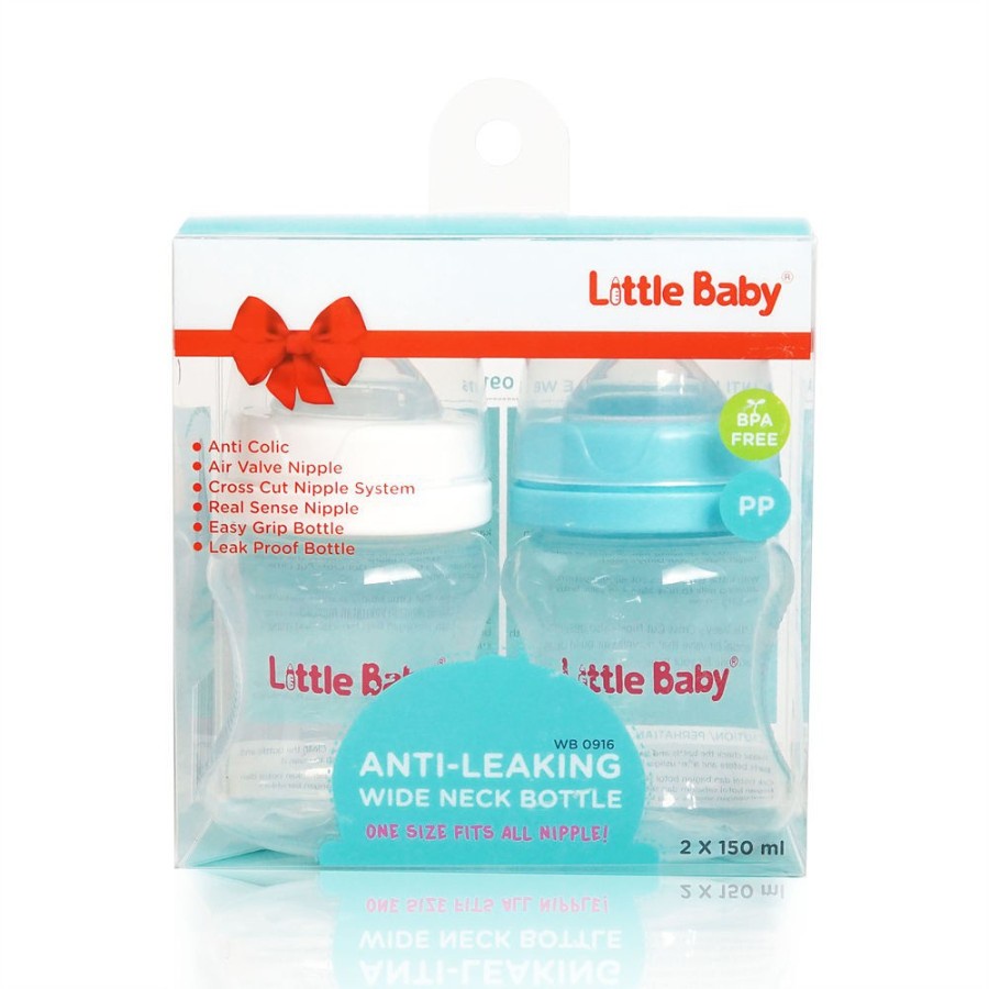 Botol Susu Bayi Little Baby Wide Neck 0916 150ml Isi 2pcs