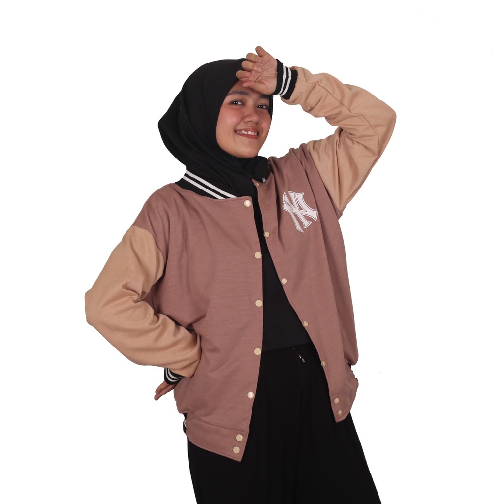 Jaket NY Baseball - Jaket Baseball Unisex