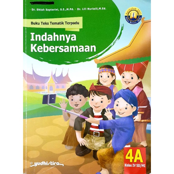 Buku Teks Tematik Terpadu Kelas 4 SD/MI Seri 4 A B C D E F G H I Penerbit Yudhistira
