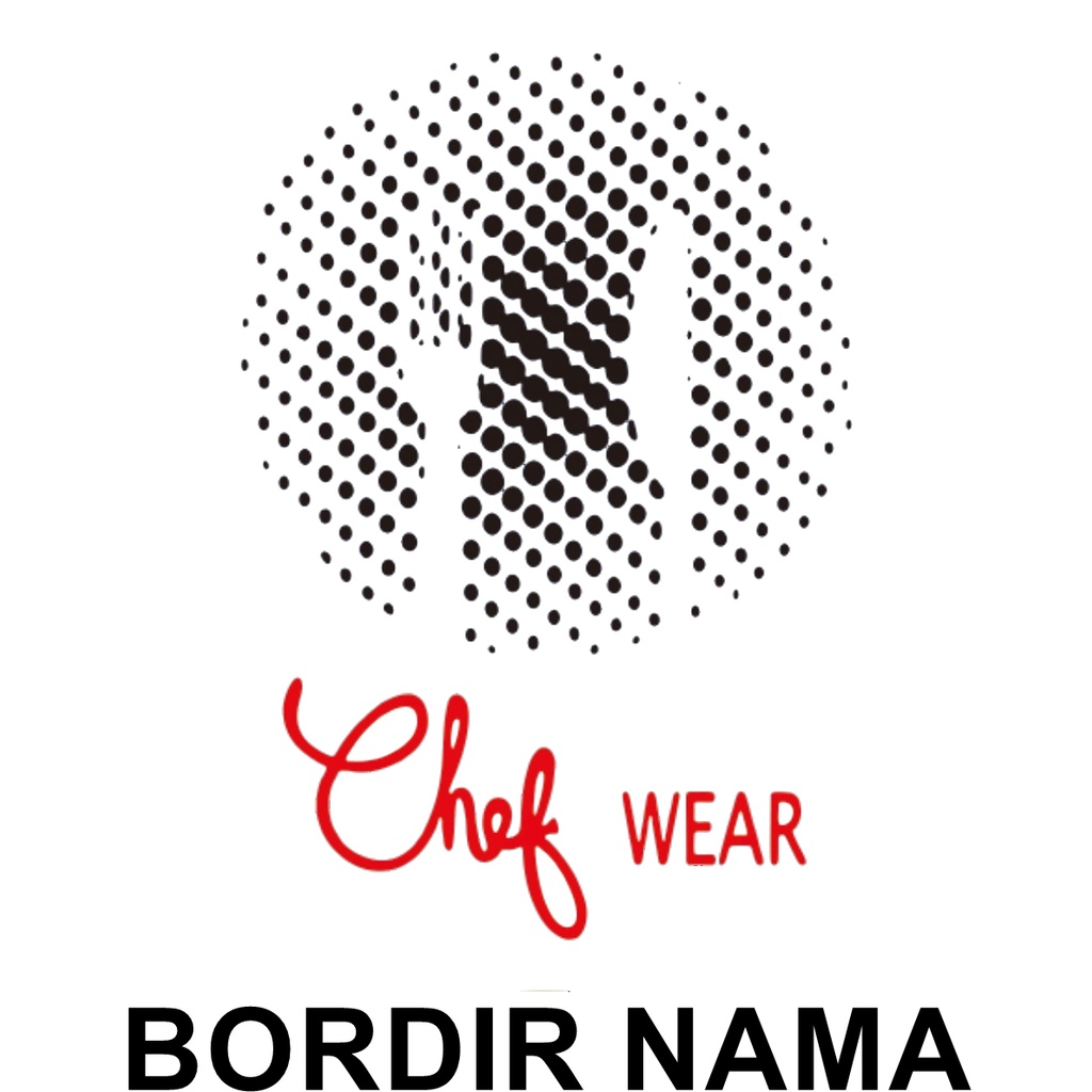 Chef Wear BORDIR NAMA