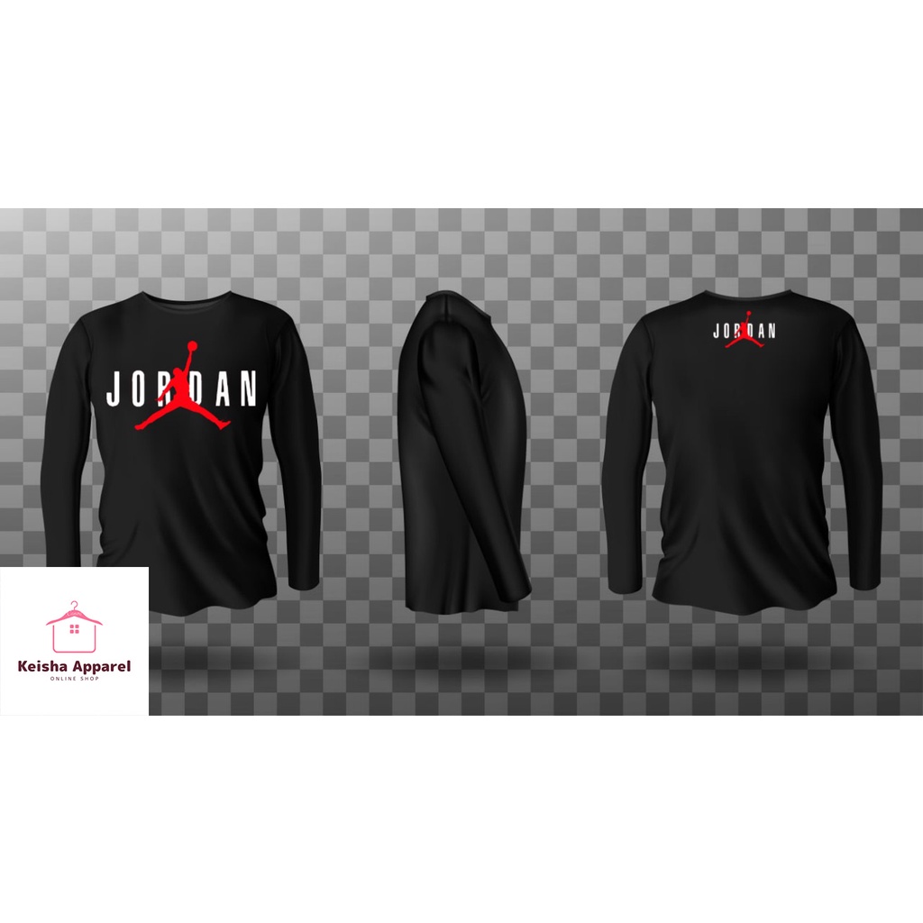 KAOS BAJU LENGAN PANJANG AIR JORDAN PREMIUM