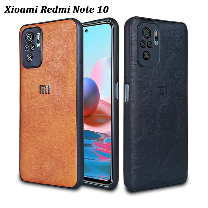 Xiaomi Redmi Note 10 / Redmi Note 10 S Leather Case Casing Softcase Slim [ PREMIUM ]