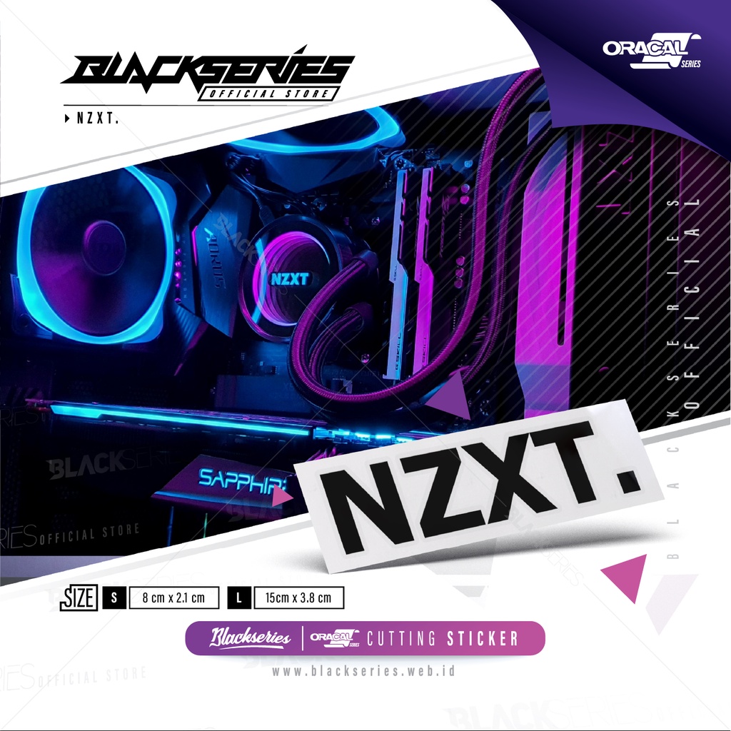 Stiker NZXT | Cutting Sticker NZXT