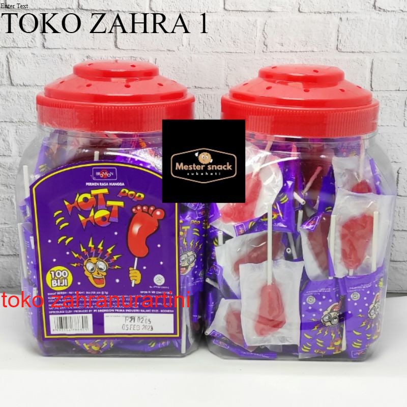 

Permen Hot Kaki Toples (1 toples isi 100 pcs)