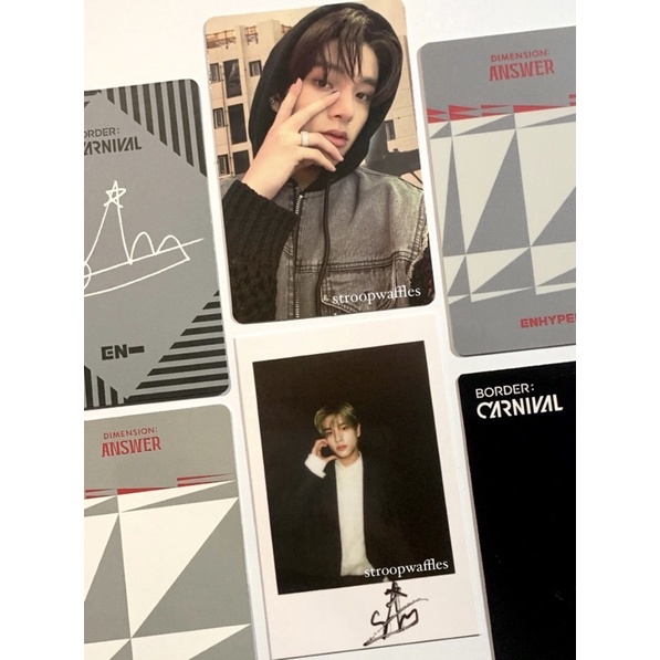 WTS PHOTOCARD PC POLA ENHYPEN DIMENSION ANSWER YZY DA