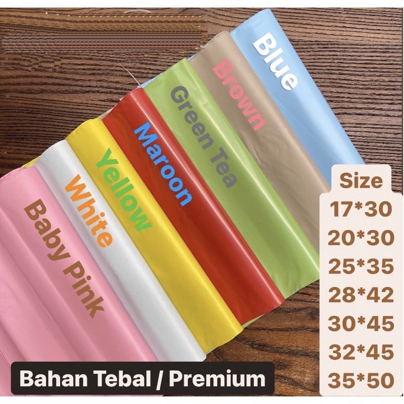 Plastik Polymailer 32x45 50 Lembar/Plastik Pembungkus Olshop