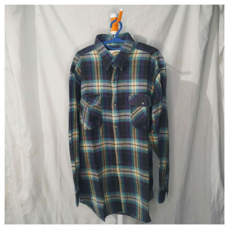 Kemeja Flanel Pria Preloved Hanries