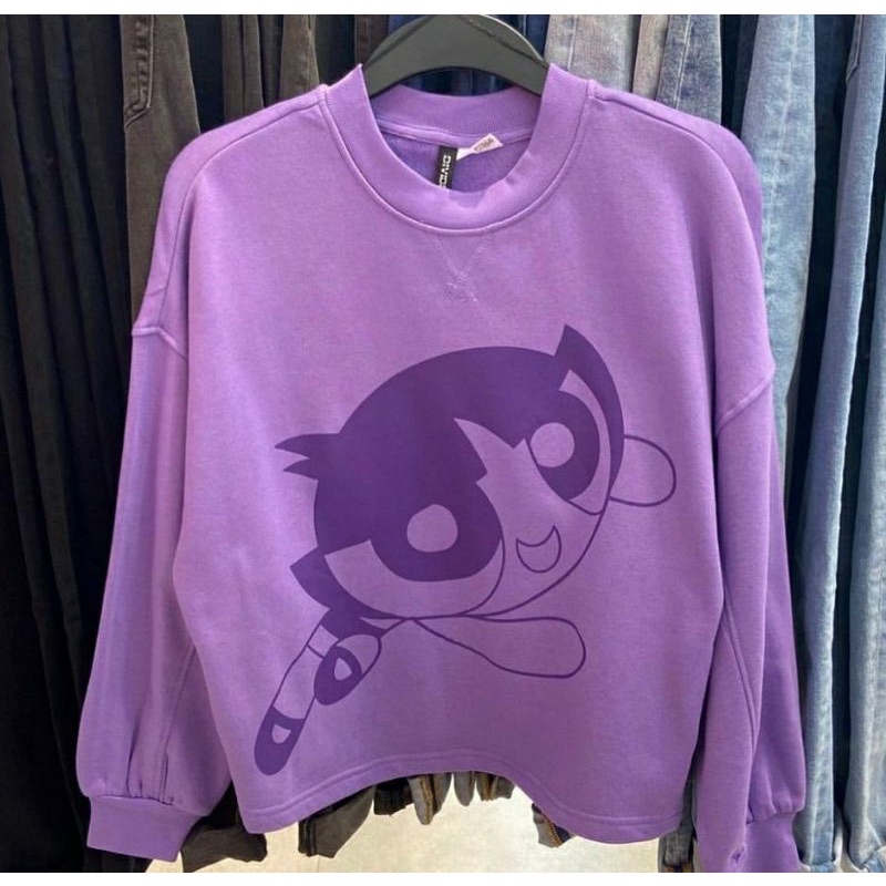 Crewneck Powerpuff Ungu H*M