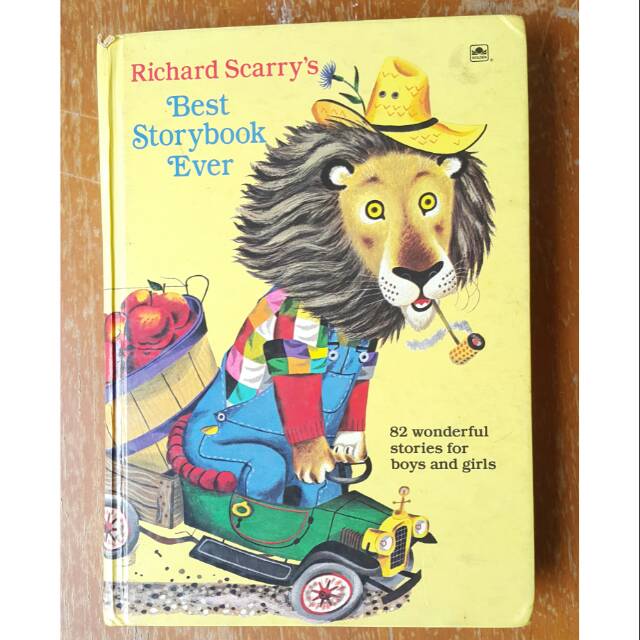 RICHARD SCARRY'S BEST STORYBOOK EVER. GOLDEN BOOK. USED.