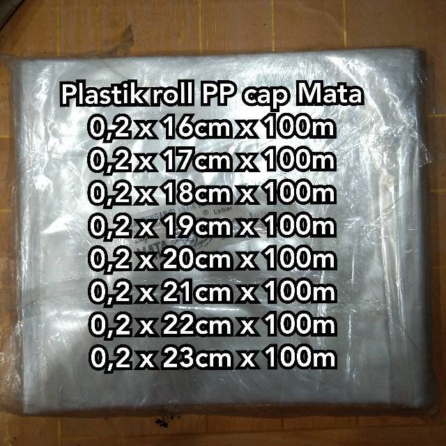 

Plastik roll rol PP 02x16 02x17 02x18 02x19 02x20 02x21 02x22 02x23