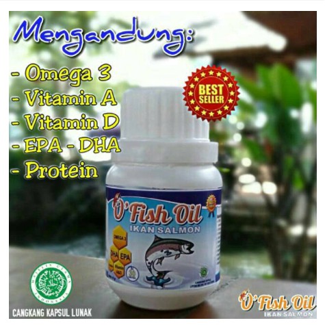 O Fish Oil Minyak Ikan Salmon Penambah Nafsu Makan Anak Suplemen Minyak Ikan 100 Ori Ginal Shopee Indonesia