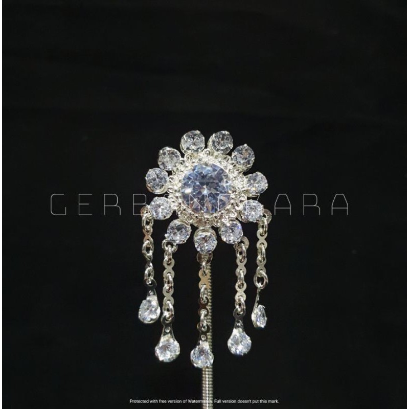 Mentul / Kembang Goyang Diamond Zircon V8