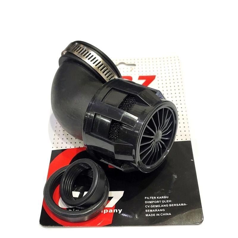 FILTER KARBU MODEL TURBIN PESAWAT Racing VARIASI filter karbu  asl  power jet PE dan PWK saringan udara universal-HITAM