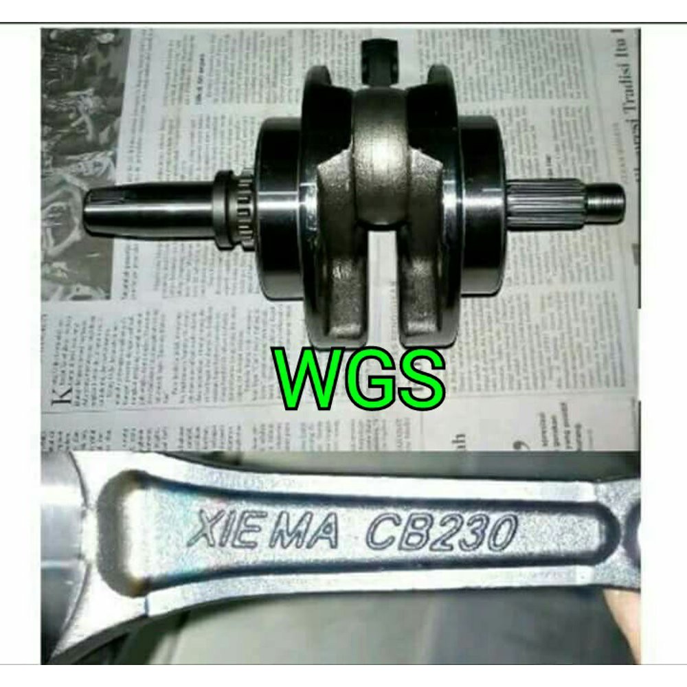 Kruk As CRF 230 Stroke 66 2mm Terbaik