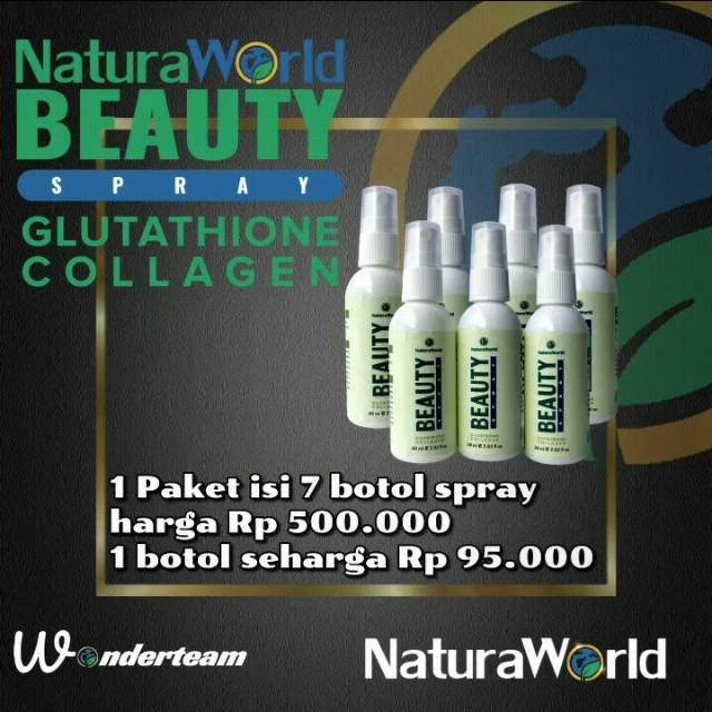 Natura Beauty Spray glutathione collagen