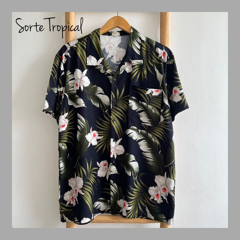 Kemeja Hawaiian Shirt Floral