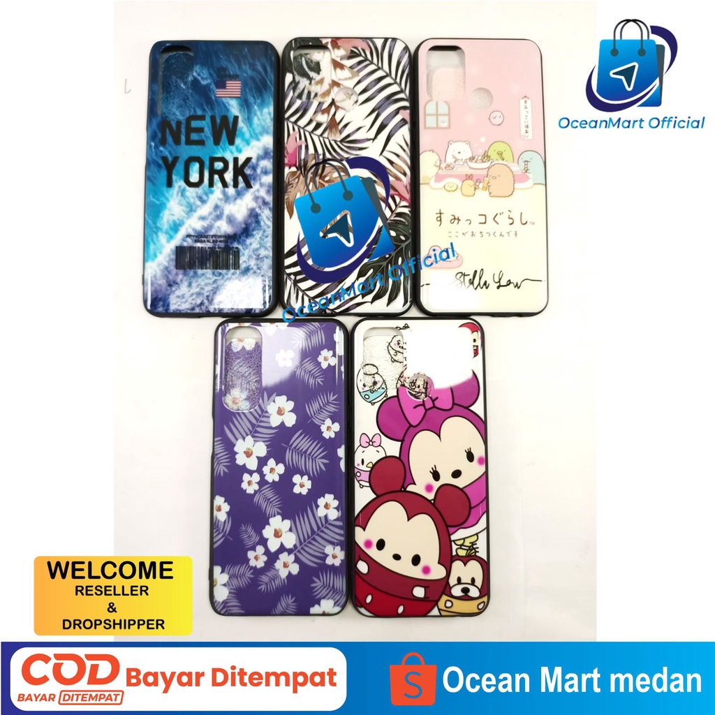 Case HP Motif Mix Realme 6 7 7i Softcase Handphone Aneka Gambar Aksesoris Handphone HP OCEANMART OCEAN MART Murah Grosir