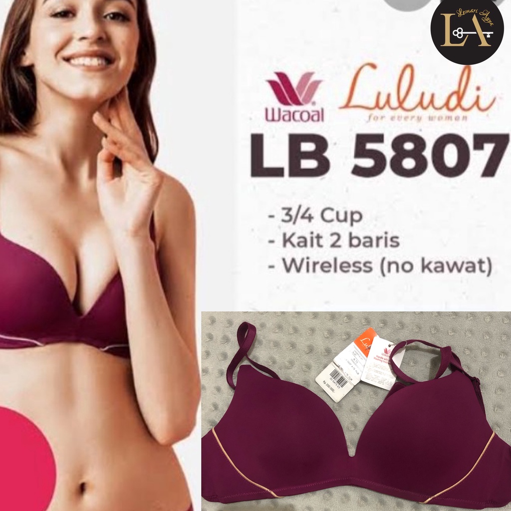 BRA LULUDI  LB 5807 NO KAWAT - BUSA