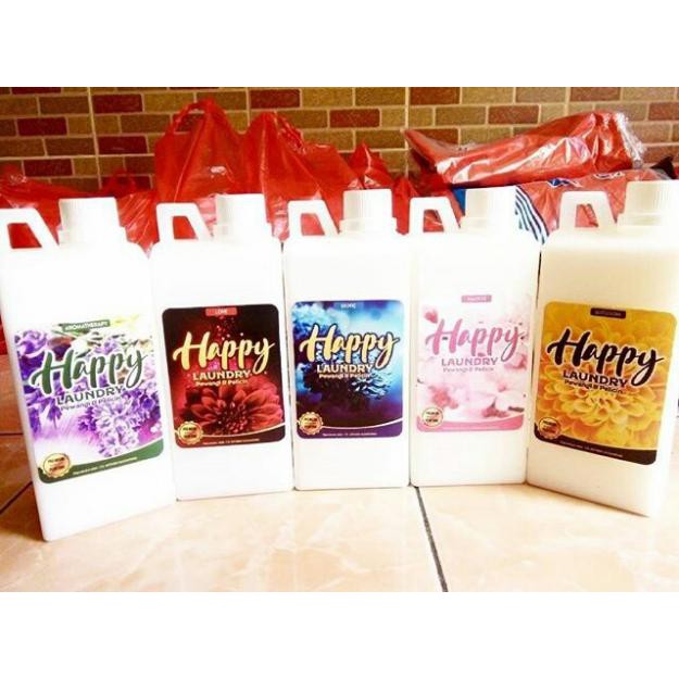 SALE - HAPPY LAUNDRY - PEWANGI/PELICIN PAKAIAN - AROMA MAWAR SUPER - HL - MSL JEMURAN BAJU