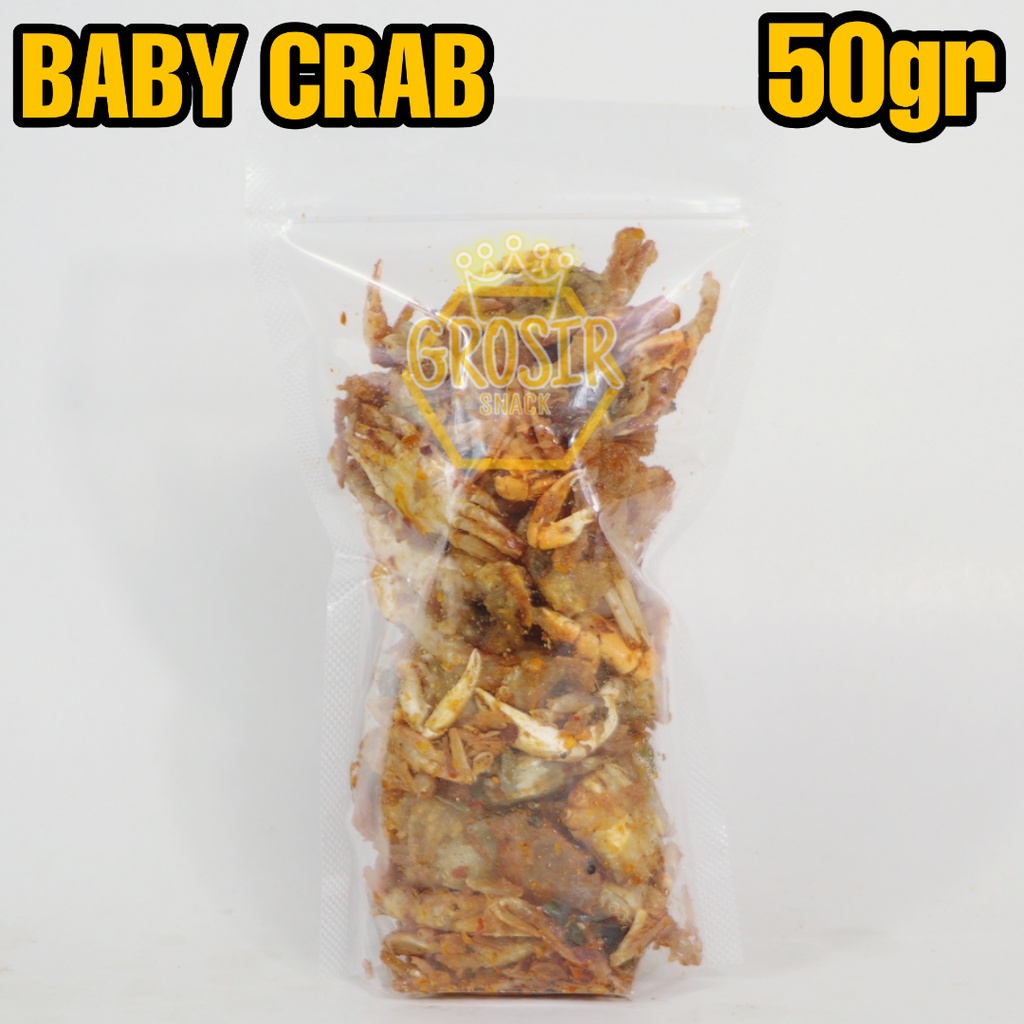 Baby Crab Kriuk Crispy 50gr+ Extra Daun Jeruk