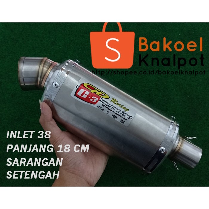 Knalpot CLD C3 Inlet 38 Silenser Saja / Knalpot INlet 38 / knalpot CLD Monster / Knalpot CLD X monst