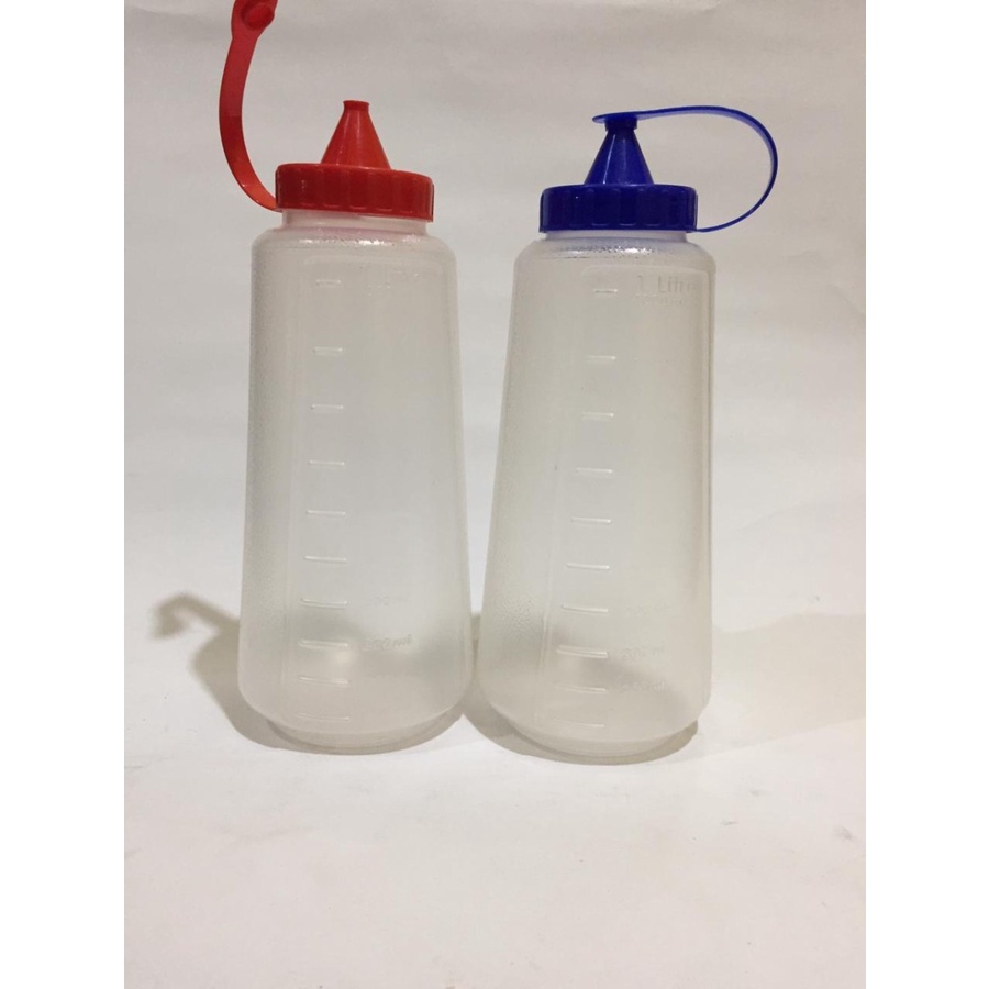 Botol Kecap Plastik / Botol Saus/ Saos/ Mayones/ Minyak 300,500,1000ml - 300Ml