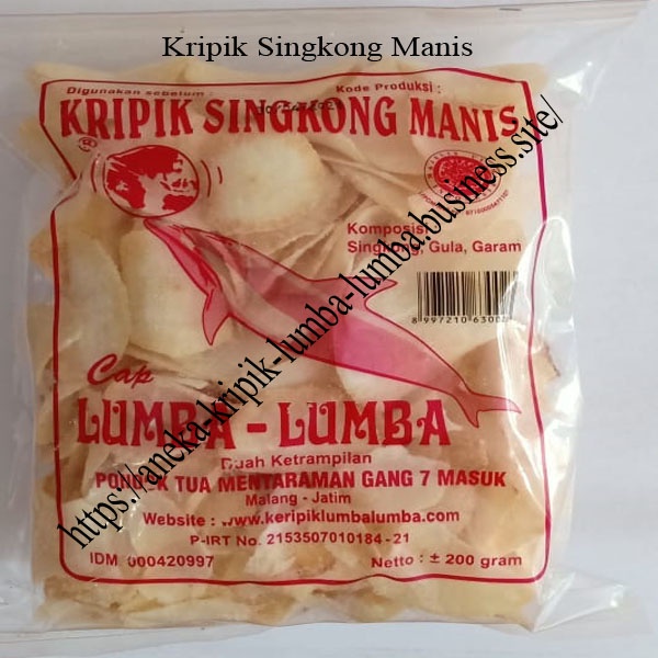 

Keripik Singkong Cap Lumba-Lumba 200 Gram