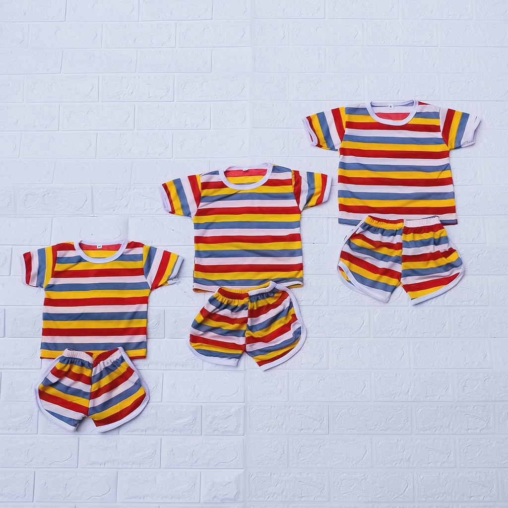 AFI - MC - Set Anak Anak Motif / Setelan Baju Anak Laki Laki / Setelan Kaos T-shirt Lengan Pendek-5