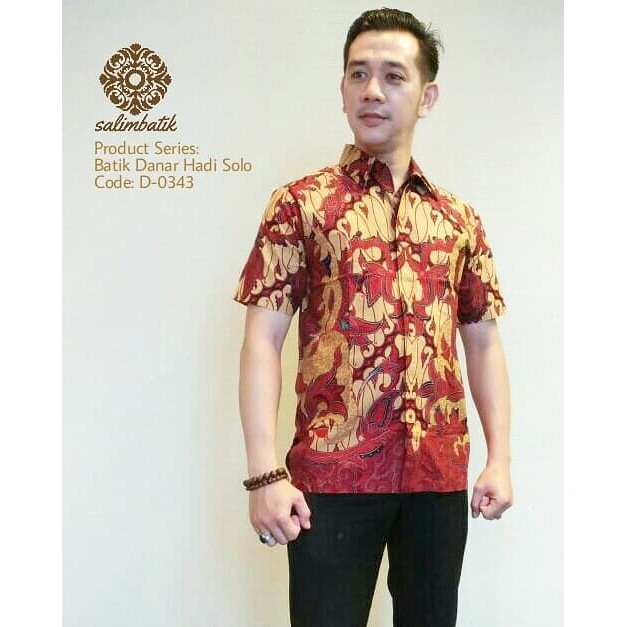 BAJU CASUAL FORMAL  - Original Batik Danar Hadi Solo Motif 0518