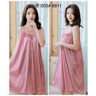 Lingerie JUMBO Baju Tidur Sexy Satin LD 120cm COD/ privacy terjamin