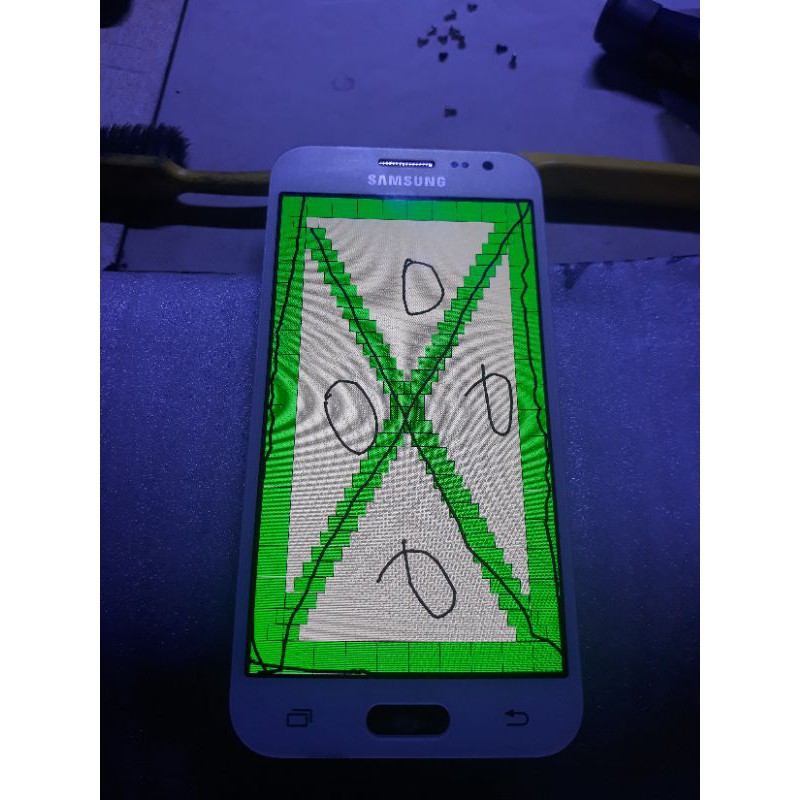 LCD Samsung J200G ori cabutan