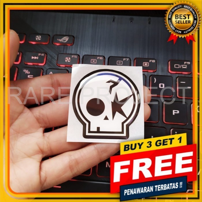 ONE OK ROCK EMBLEM STIKER RESIN LENTUR STIKER MOTOR IMPORT STICKER HELM MURAH