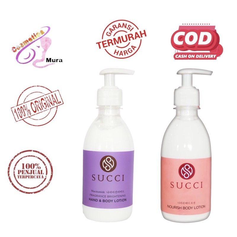 terbaru handbody succi terampuh memutihkan || succi handbody lotion 300 ml