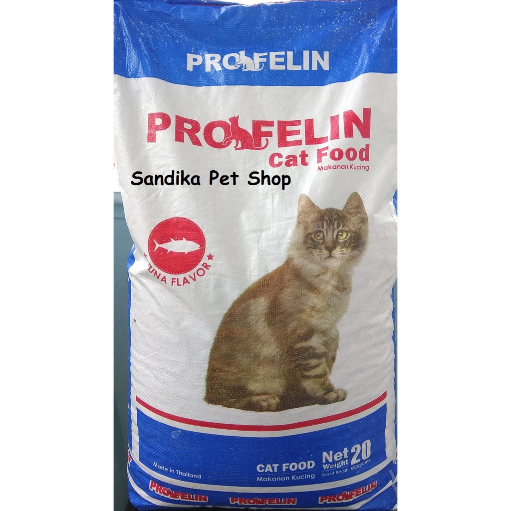 Makanan Kucing Cat Food Profelin Repack Tuna 1 5 Kg Shopee