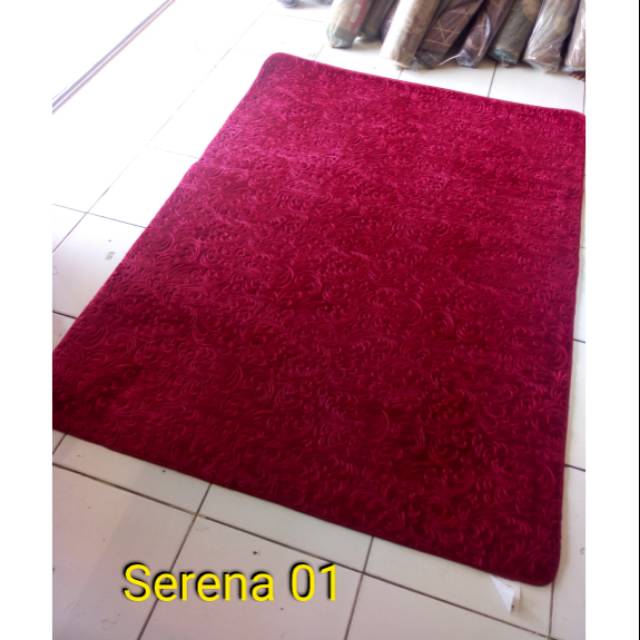 Karpet malaysia polos motif embos