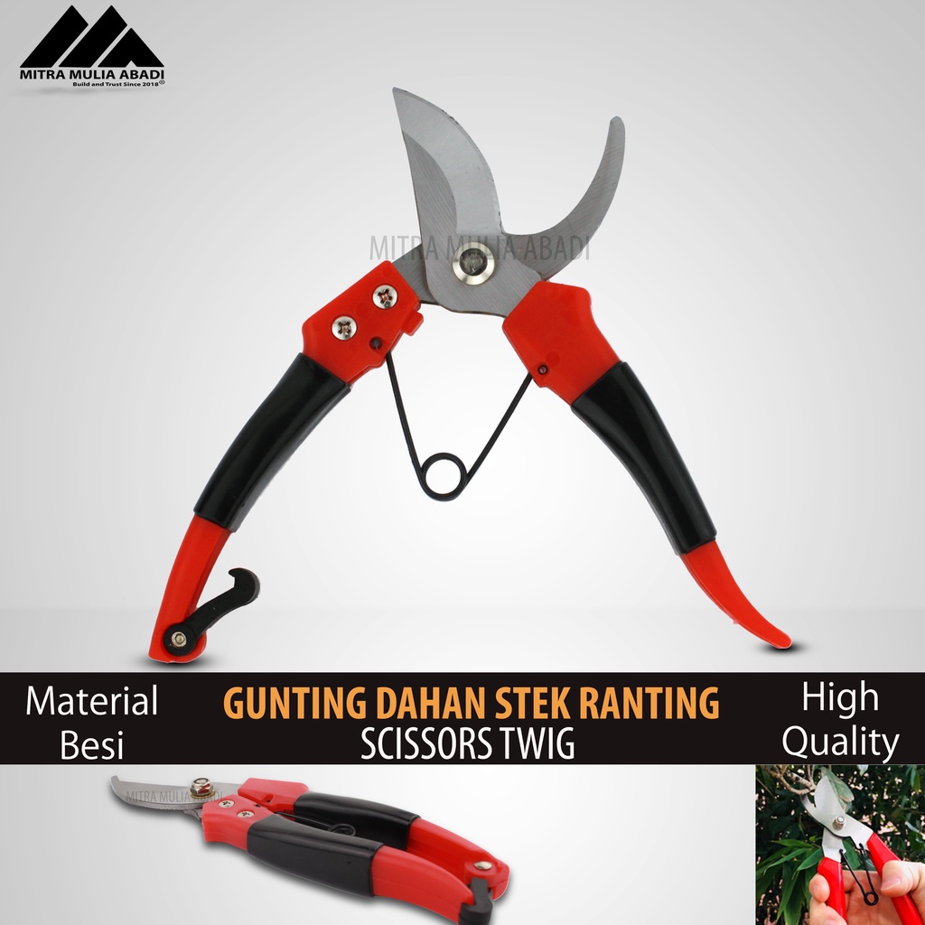 Gunting Dahan / Gunting Ranting pohon / Stek / Stainless Steel Freed 8