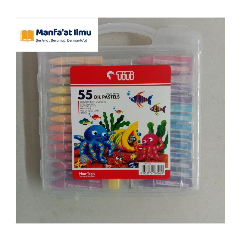 

Crayon / Krayon / Oil Pastel TiTi 55 Warna